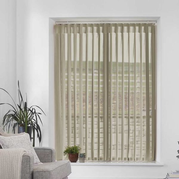 Stripe Beige Allusion Blind | Allusion Blinds Dubai