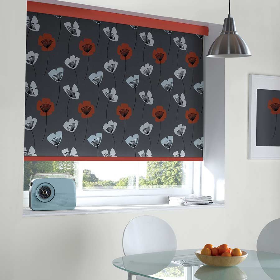 Nancy Smoke Roller Blind | Blackout Blinds Dubai
