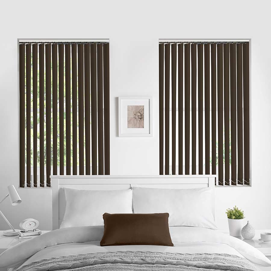 Chelsea Brown Vertical Blind | Brown Blinds Dubai