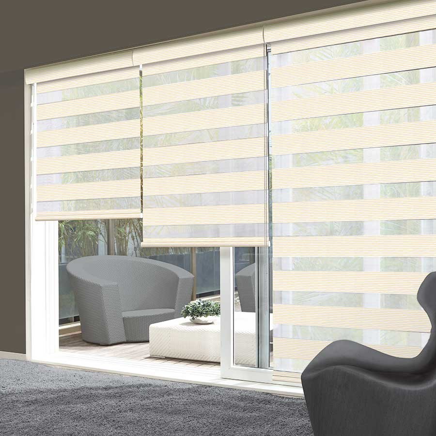 Brix Eggshell Duplex Blind | Duplex Blinds Dubai
