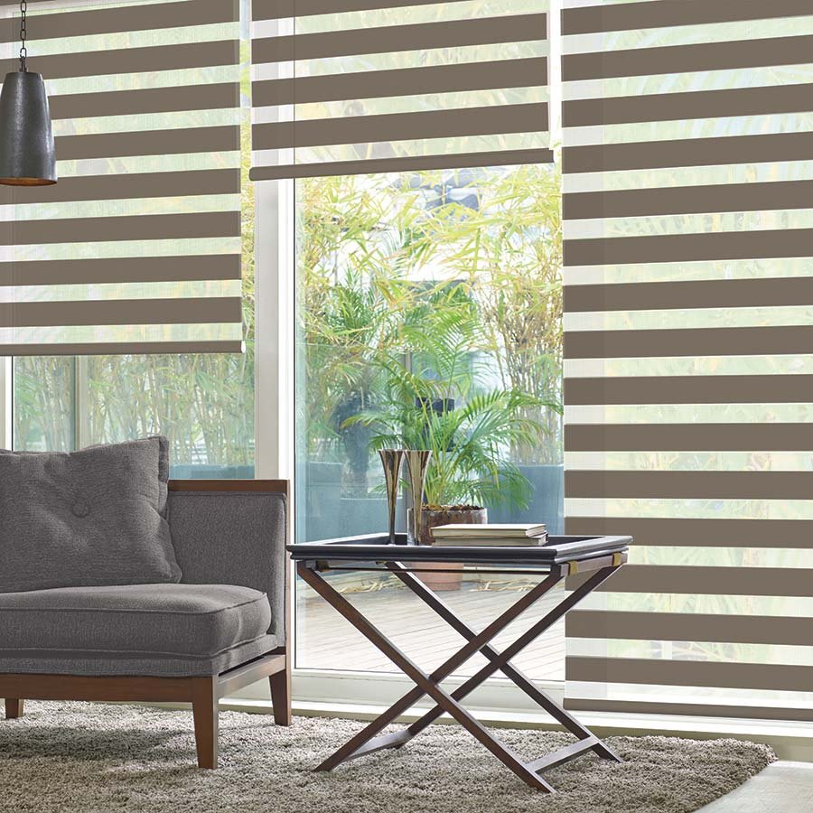 Frida Taupe Duplex Blind | Duplex Blinds Dubai