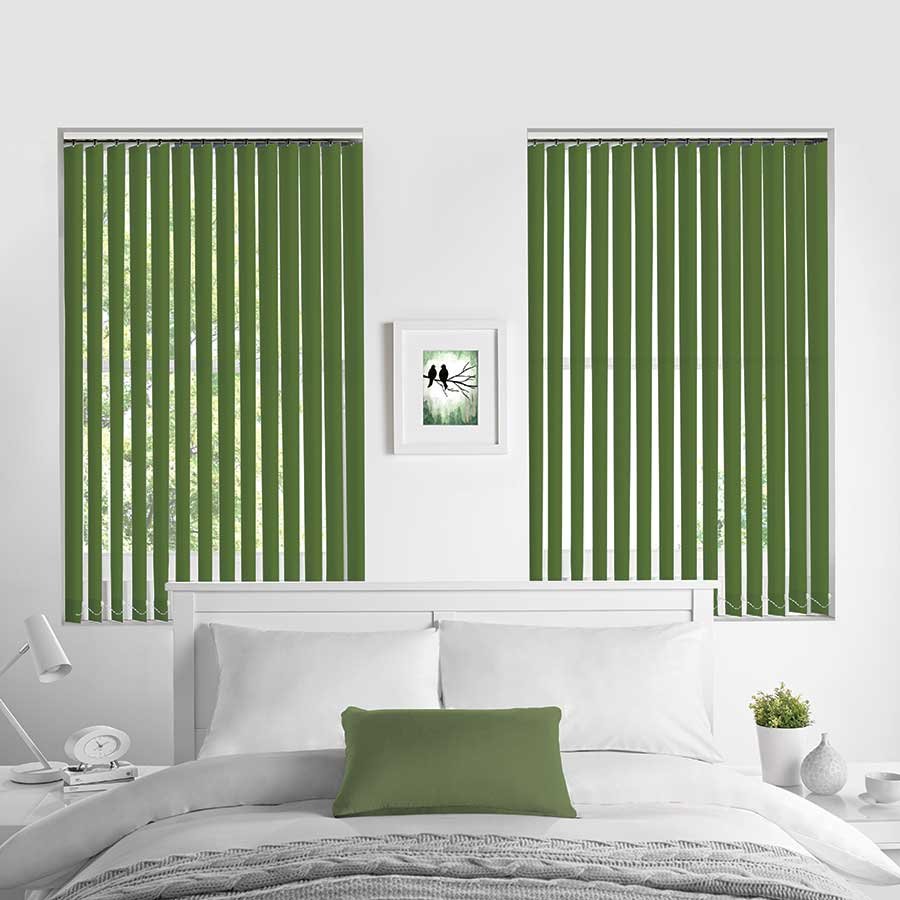 Shadow Green Vertical Blind | Green Blinds Dubai