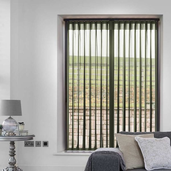 Stripe Forest Allusion Blind | Green Blinds Dubai