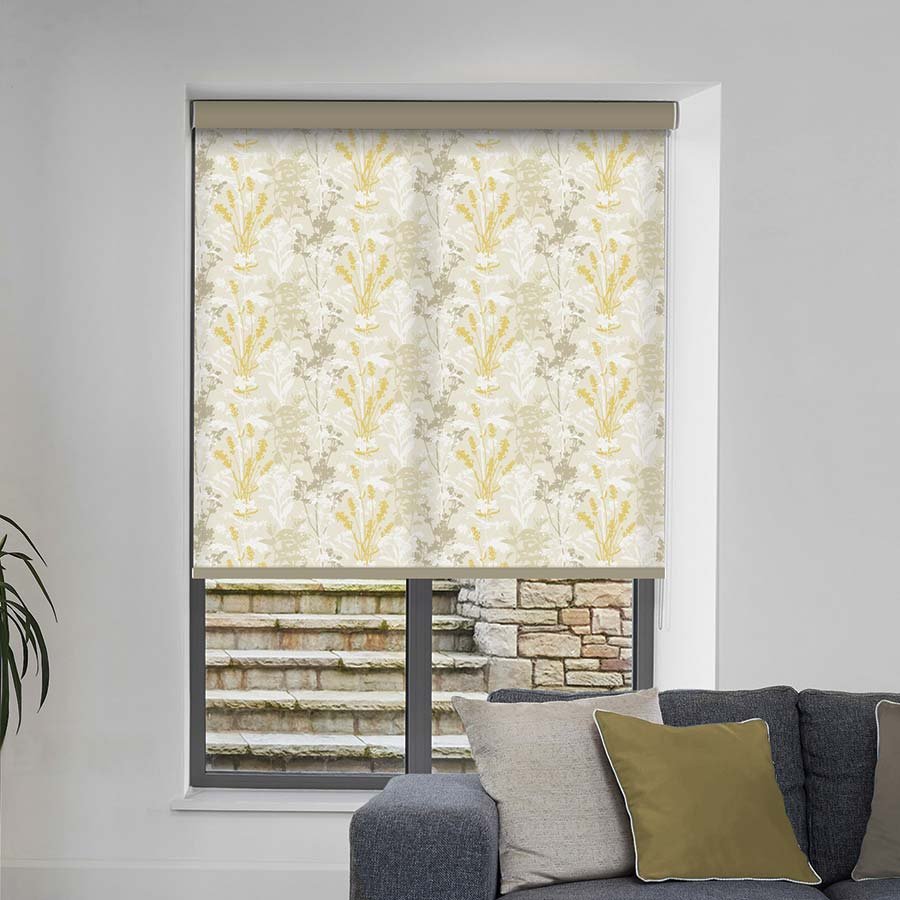 Savana Mustard Roller Blind | Orange & Yellow Blinds Dubai