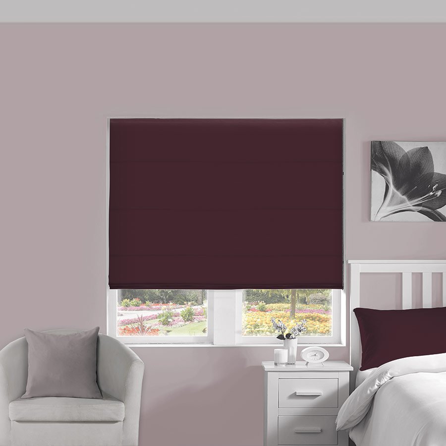 Plains Plum Roman Blind | Purple Blinds Dubai