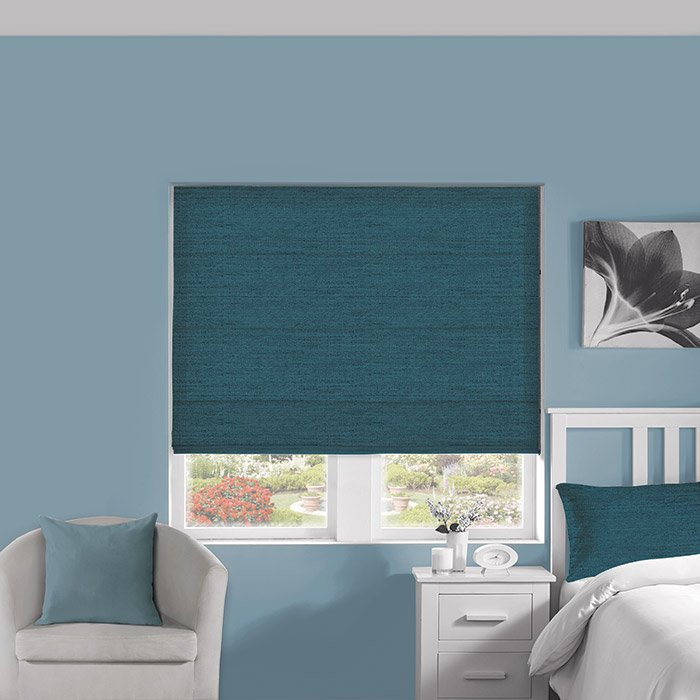 Taffeta Sapphire Roman Blind | Purple Blinds Dubai