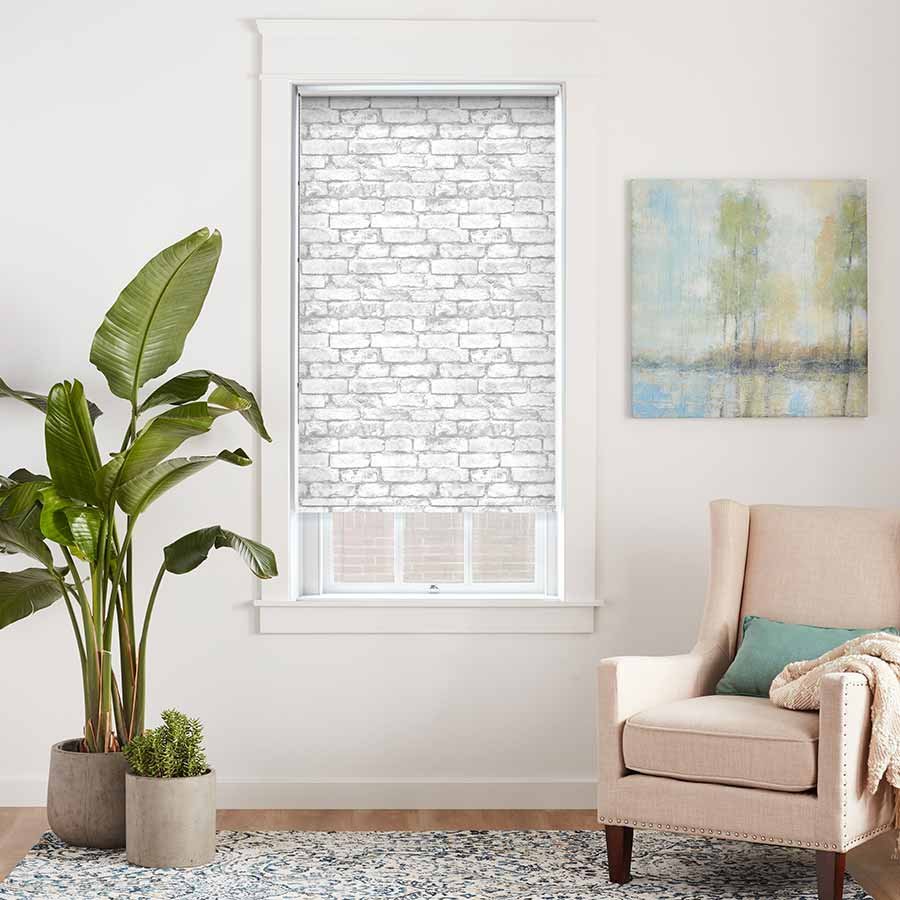 Natural Brick Roller Blind | Roller Blinds Dubai