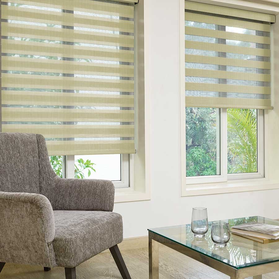 Nyla	Ivory Duplex Blind | Vertical Blinds Dubai